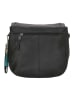 micmacbags Skórzana torebka w kolorze czarnym - 24 x 22 x 9 cm