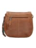 micmacbags Leder-Umhängetasche in Helbraun - (B)24 x (H)22 x (T)9 cm