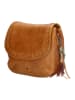 micmacbags Leder-Umhängetasche in Camel - (B)24 x (H)22 x (T)9 cm