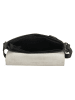 HIDE & STITCHES Leren schoudertas crème/zwart - (B)29 x (H)29 x (D)3,5 cm