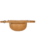 HIDE & STITCHES Leder-Gürteltasche in Camel - (B)22,5 x (H)14 x (T)5,5 cm