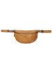 HIDE & STITCHES Leder-Gürteltasche in Camel - (B)22,5 x (H)14 x (T)5,5 cm