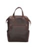 HIDE & STITCHES Skórzany plecak w kolorze brązowym - 27 x 35 x 12 cm