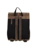 HIDE & STITCHES Leder-Rucksack in Braun - (B)25,5 x (H)32,5 x (T)12 cm