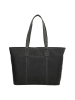 HIDE & STITCHES Leren shopper zwart - (B)46 x (H)29 x (D)12,5 cm