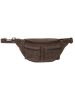 HIDE & STITCHES Leren heuptas bruin - (B)34 x (H)17 x (D)10 cm