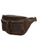 HIDE & STITCHES Leren heuptas bruin - (B)34 x (H)17 x (D)10 cm