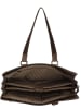 HIDE & STITCHES Leren businesstas bruin - (B)40 x (H)32,5 x (D)13 cm