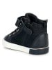 Geox Skórzane sneakersy "Kilwi" w kolorze czarnym