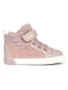 Geox Leder-Sneakers "Kilwi" in Rosa