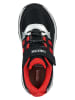 Geox Sneakers "Calco" zwart/rood