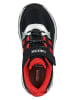 Geox Sneakersy "Calco" w kolorze czarno-czerwonym