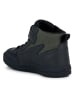 Geox Skórzane sneakersy "Arzach" w kolorze czarnym