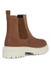 Geox Leren chelseaboots "Iridea" lichtbruin