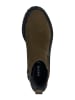 Geox Leder-Chelsea-Boots "Iridea" in Khaki