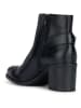 Geox Leder-Stiefeletten "Asheel" in Schwarz