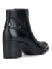 Geox Leder-Stiefeletten "Asheel" in Schwarz
