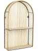 THE HOME DECO FACTORY Regał ścienny w kolorze beżowym - 37 x 61 x 12 cm