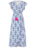 Zwillingsherz Kleid "Tomke" in Blau/ Weiß