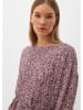 s.Oliver BLACK LABEL Kleid in Rot/ Schwarz