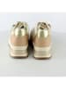 Sixth Sens Sneakers in Beige/ Gold