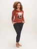 Charlie Choe Pyjama-Hose "Wild nights" in Grau