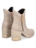 Liu Jo Leder-Stiefeletten in Beige