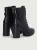 Liu Jo Leder-Stiefeletten in Schwarz