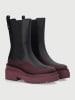 Liu Jo Chelsea-Boots in Schwarz/ Bordeaux