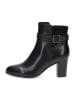 Caprice Leder-Stiefeletten in Schwarz