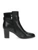 Caprice Leder-Stiefeletten in Schwarz