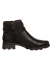 Caprice Leder-Boots in Schwarz
