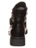 Caprice Leder-Boots in Schwarz