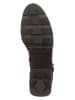 Caprice Leder-Boots in Schwarz