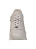 Caprice Leder-Sneakers in Taupe