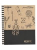 moses. Receptenordner "Love to cook" beige/zwart