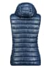 Maison Montaigne Doorgestikte bodywarmer "Annemai" donkerblauw