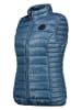 Maison Montaigne Doorgestikte bodywarmer "Annemai" blauw