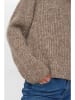 NÜMPH Sweter "Nuzindi" w kolorze brązowym