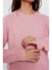 NÜMPH Sweter "Nuriette" w kolorze jasnoróżowym