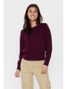 NÜMPH Pullover "Nupoppy" in Bordeaux