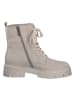 Marco Tozzi Leder-Boots in Beige