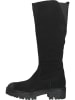 Marco Tozzi Leder-Stiefel in Schwarz
