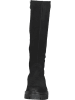 Marco Tozzi Leder-Stiefel in Schwarz
