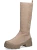 Caprice Leder-Stiefel in Taupe
