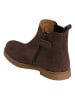 vertbaudet Leder-Chelsea Boots in Braun