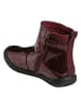 vertbaudet Leder-Boots in Bordeaux