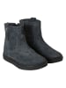 vertbaudet Leren boots donkerblauw