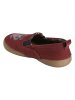 vertbaudet Skórzane slippersy w kolorze czerwonym
