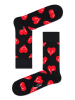 Happy Socks Sokken rood/zwart